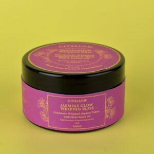 Jasmine-scented whipped organic tallow skin moisturiser by CJTALLOW, offering deep hydration and a luxurious floral aroma