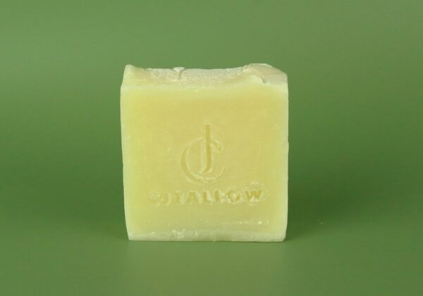 Unscented pure organic grass-fed British tallow soap by CJTALLOW, providing gentle moisturising and natural skin care