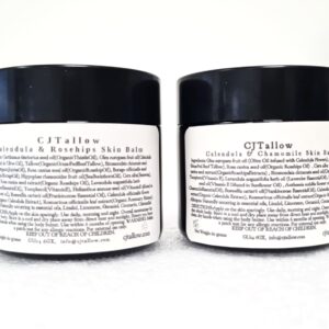 CJTallow Calendula & Rosehip Skin Balm - Calendula Skin Balm Duo