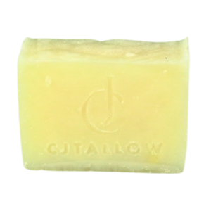 Lavender soap made with organic grass-fed British tallow by CJTALLOW, offering gentle cleansing and a soothing floral aroma