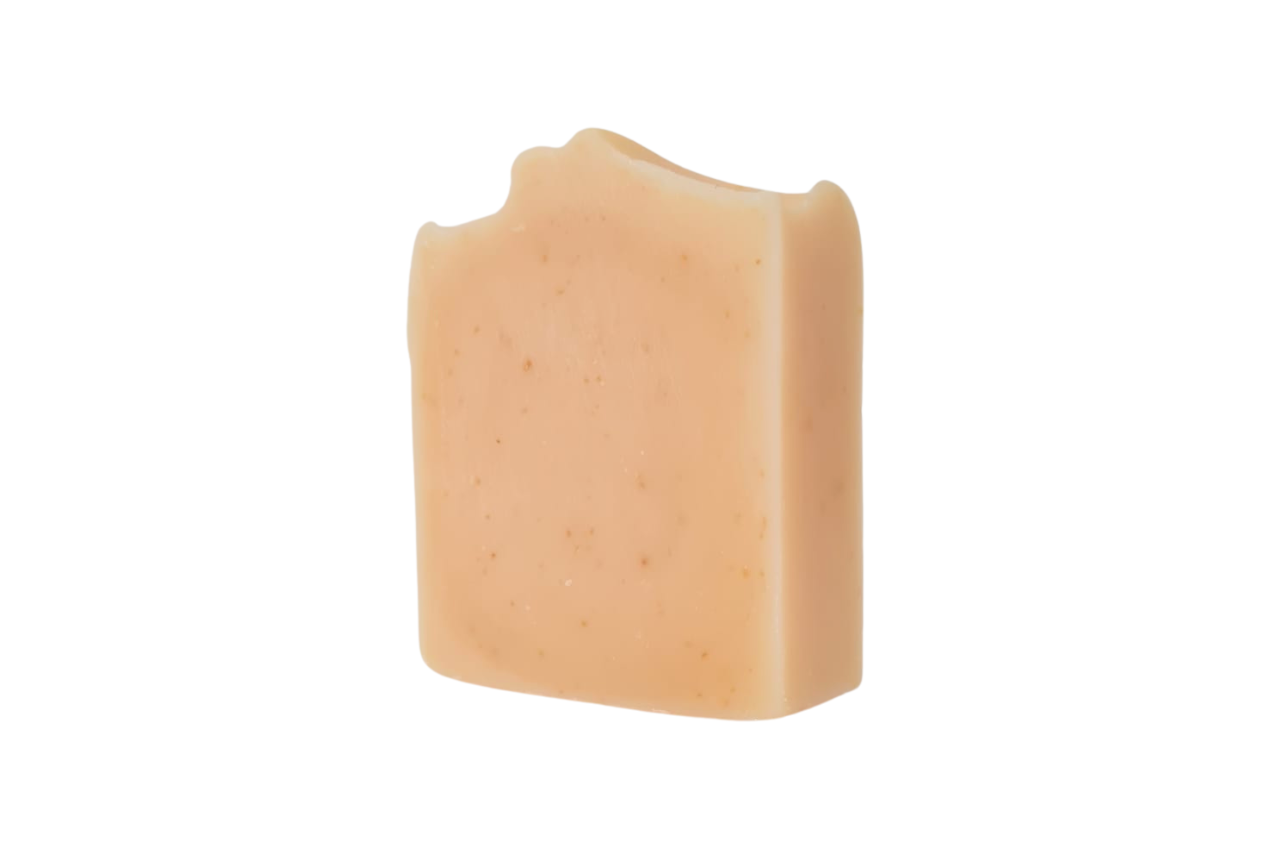 Handcrafted CJTallow Tallow Goat's Milk & Oats Soap made with grass-fed tallow, goat's milk, finely ground oats, coconut oil, and castor oil.
