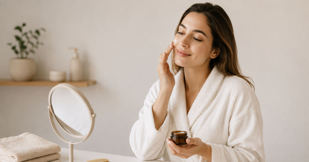 CJTallow minimalist skincare routine with natural tallow skincare products for simple everyday skincare